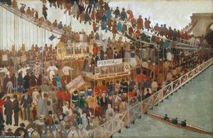 Hammersmith Bridge On Boat-race Day — Walter Greaves