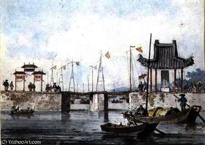 Vessels Near A Sluice — Alexander William