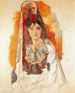 Woman With Spanish Dress — Pablo Picasso