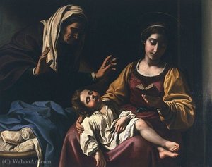 Virgin And Child With Saint Anne — Antiveduto Gramatica