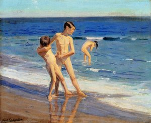 Boys At The Beach — Correa Benito Rebolledo