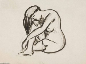 Seated Nude — Carl Newman