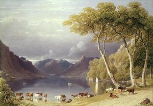 Head Of Ullswater In The Lake District — George Fennel Robson