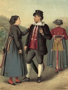 German Costume Baden Rickesbach - — Albert Kretschmer