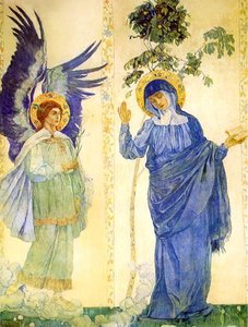 Annunciation — Mikhail Nesterov
