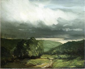 In The Wyoming Valley — Robert Henri