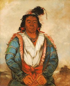 Hose Put O Káw Gee, A Brave — George Catlin, Romanticism