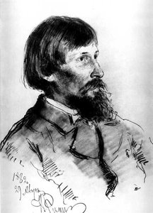 Portrait Of The Artist Viktor Vasnetsov — Ilya Yefimovich Repin, Realism