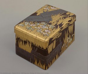 Writing Box, Design Of Yatsu-hashi Bridge — Ogata Kōrin