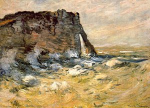 Port D`aval — Claude Monet, Impressionism