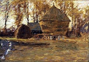 Sussex Hayricks — Henry Herbert La Thangue