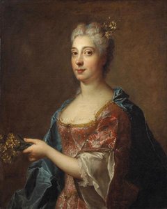 Portrait De Mme Le Prestre — Jean François De Troy, Rococo