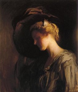 Adjusting The Hat (aka Head) — Edmund Charles Tarbell