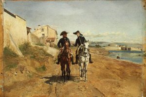A General And His Aide-de-camp — Jean-louis Ernest Meissonier