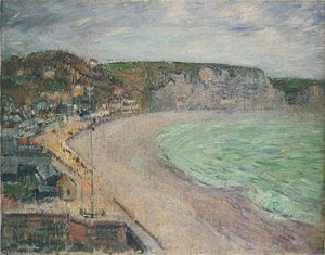 Beach At Fecamp — Gustave Loiseau