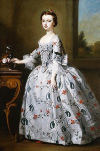 Portrait Of A Girl, Full-length, — Bartholomew Dandridge