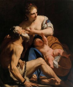 Cimon And Pero (roman Charity) — Antonio Bellucci, Baroque
