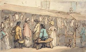 The Meat Market — Thomas Rowlandson