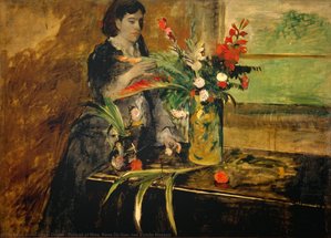 Portrait Of Mme. Rene De Gas, Nee Estelle Musson — Edgar Degas, Impressionism