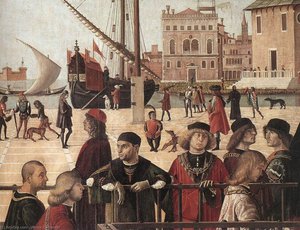Arrival Of The English Ambassadors (detail) (12) — Vittore Carpaccio
