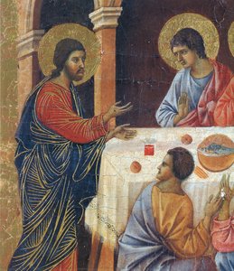 Appearance Of Christ To The Apostles (fragment) — Duccio Di Buoninsegna
