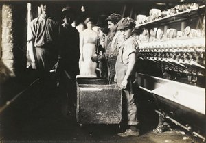 Young Doffers In The Elk Cotton Mills, Fayetteville, Tennessee — Lewis Wickes Hine