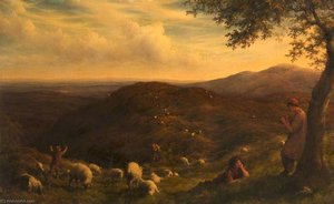 O'er The Muir Among The Heather — William Linnell