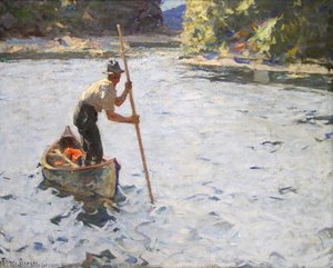 On Grand River — Frank Weston Benson