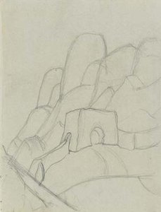 Sketch Of City Walls — Nicholas Roerich, Symbolism