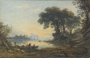 Conway Castle, Wales — John Varley I (the Older)