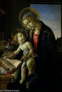 The Virgin Teaching The Infant Jesus To Read — Sandro Botticelli