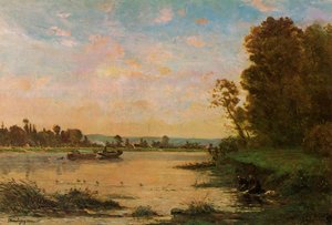 Summer Morning On The Oise — Charles-françois Daubigny