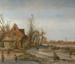 A Winter Landscape — Esaias Van De Velde I