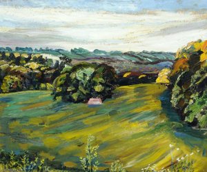 Evening View In Gatton Park, Merstham, Surrey, Estate Owned By Sir Jeremiah Coleman — Francis Ferdinand Maurice Cook