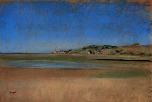 Houses By The Seaside — Edgar Degas, Impressionism