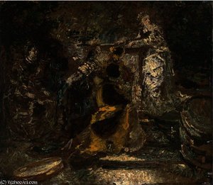 A Musical Soirée — Adolphe Joseph Thomas Monticelli