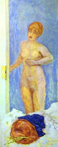 Nude And Fur Hat — Pierre Bonnard
