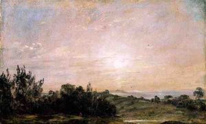 Hampstead Heath, Looking Towards Harrow — John Constable, Romanticism