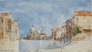 Vue Du Grand Canal A Venise — William Wyld