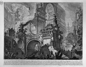 Large Part Of The Magnificent Doorway — Giovanni Battista Piranesi