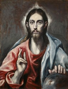Christ Blessing ( — El Greco