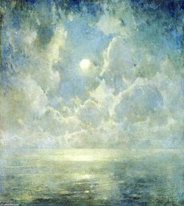 Moonlight On The Kattegat — Soren Emil Carlsen