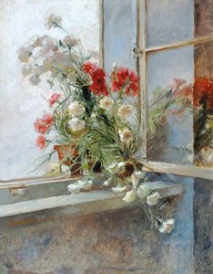 Sweet William In The Window — Bertalan Karlovszky