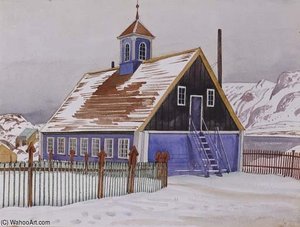 Village Church — Rockwell Kent