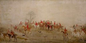 The Quorn At Quenby (sketch) — Sr John E Ferneley