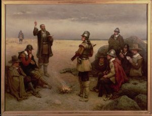 The Landing Of The Pilgrim Fathers — George Henry Boughton