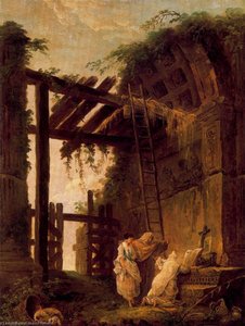 En La Ermita — Hubert Robert