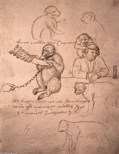 Travel Sketchbook (folio 5r) — Hans Cranach