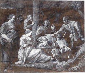 The Adoration Of The Shepherds — Gerrit Van Battem