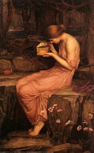 Psyche Opening The Golden Box Cgfa — John William Waterhouse
